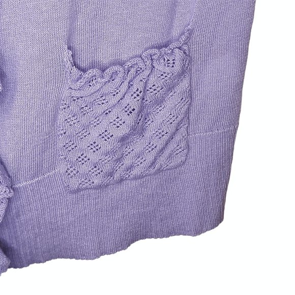 Lightweight ruffle trim cardigan 🧾 - Picture 5 of 12